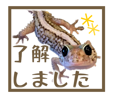 爬虫類のLINEスタンプ